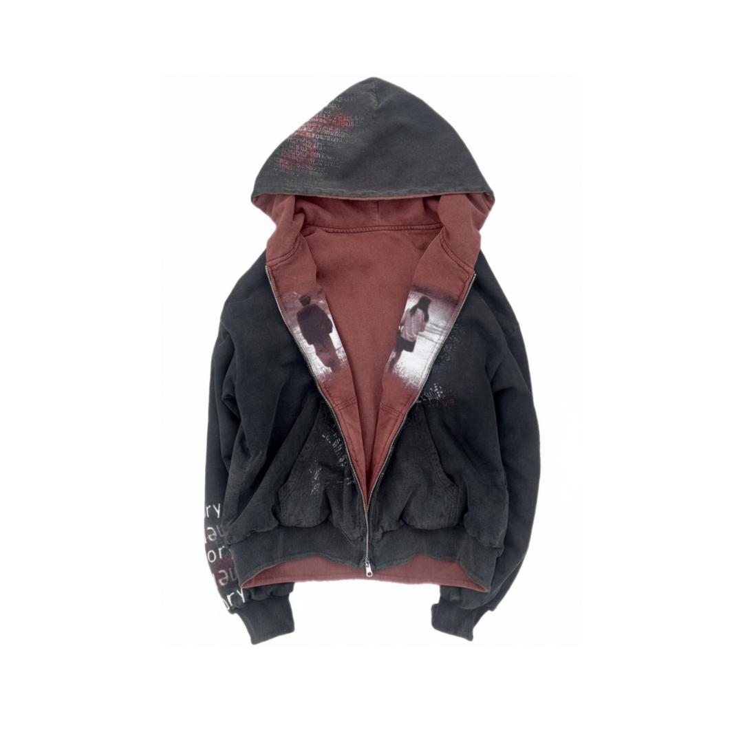 Hail Reversible Zipper